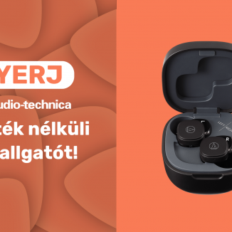 Nyerj egy Audio-Technica vezeték nélküli fülhallgatót a Fonogram - Magyar Zenei Díj játékán!
